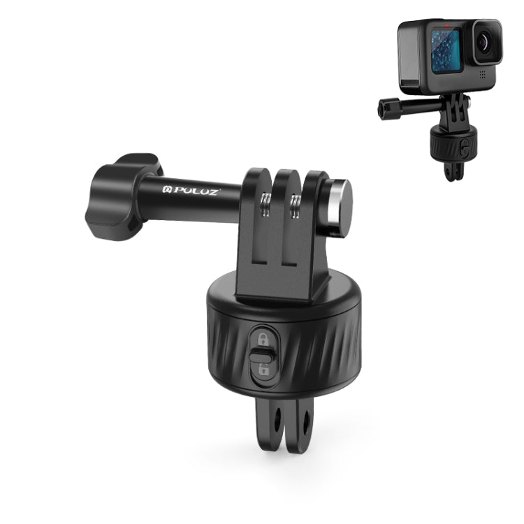 PULUZ Magnetic Base Adapter for Action Camera (Black)