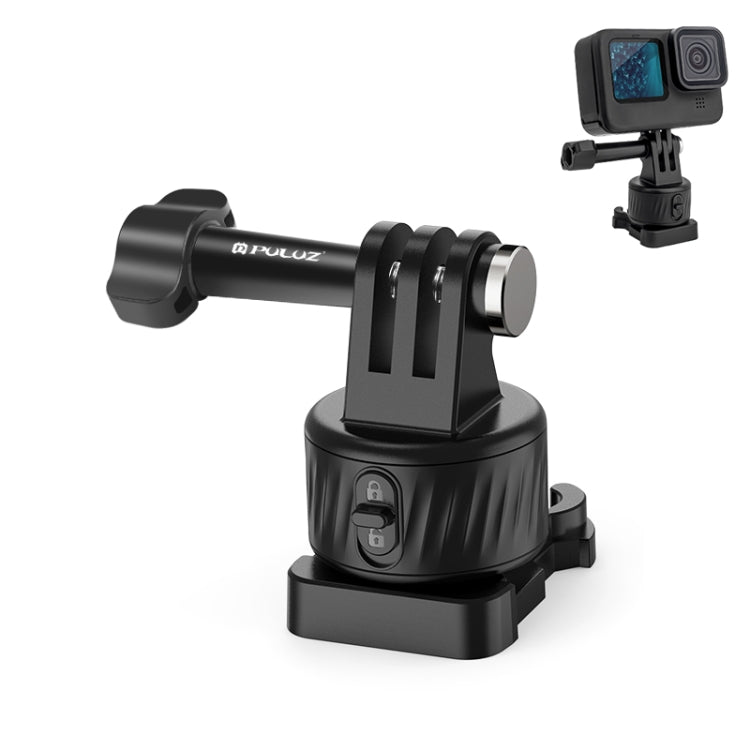 PULUZ Quick Release Magnetic Base Adapter for Action Cameras (Black)