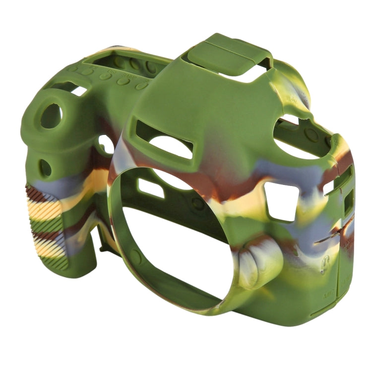 PULUZ Soft Silicone Protective Case for Canon EOS 6D in Camouflage