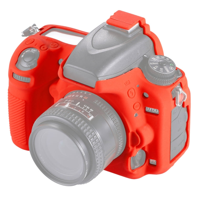 PULUZ Silicone Protective Case for Nikon D750 (Red)