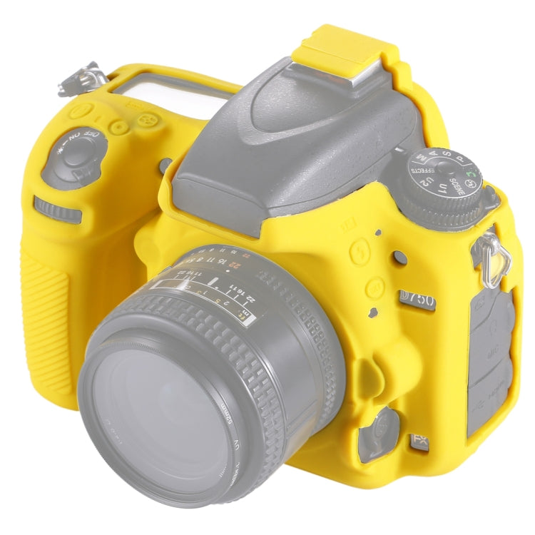 Nikon D750 Soft Silicone Protective Case (Yellow)