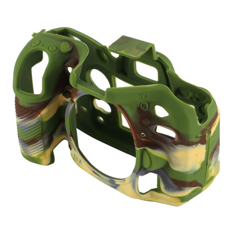 PULUZ Camouflage Silicone Case for Nikon D7200 / D7100