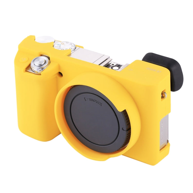 PULUZ Soft Silicone Protective Case for Sony ILCE-6000 / A6000 - Yellow