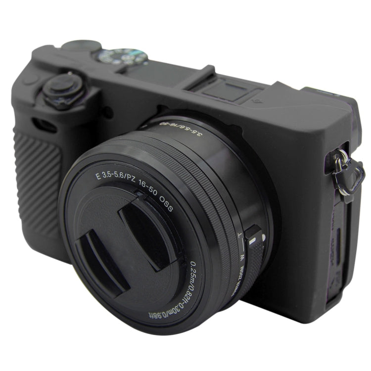 Soft Silicone Protective Case for Sony ILCE-6300 / A6400 - Black