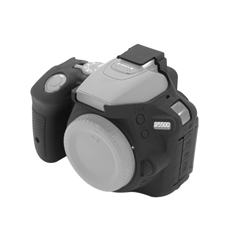 PULUZ Soft Silicone Protective Case for Nikon D5500 / D5600 - Black