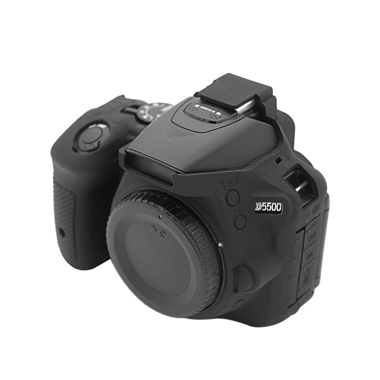 PULUZ Soft Silicone Protective Case for Nikon D5500 / D5600 - Black