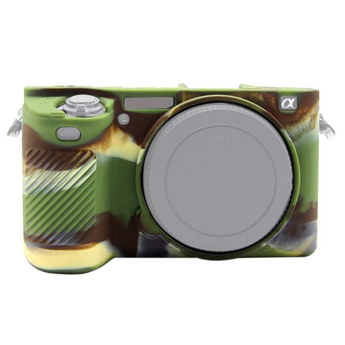 Camouflage Silicone Protective Case for Sony ILCE-6500(A6500)