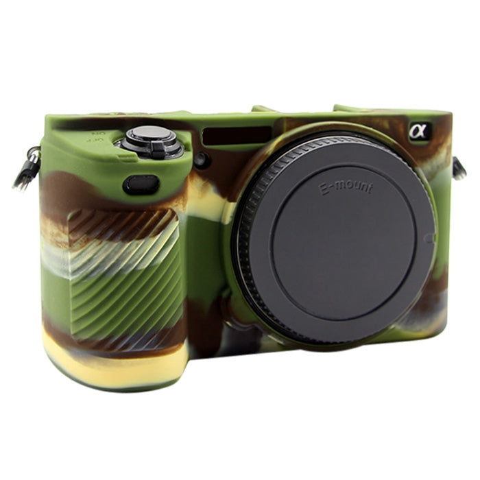 Camouflage Silicone Protective Case for Sony ILCE-6500(A6500)