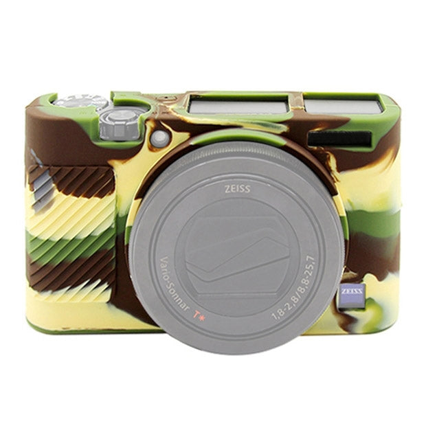 Sony RX100 III / IV / V Soft Silicone Protective Case (Camouflage)
