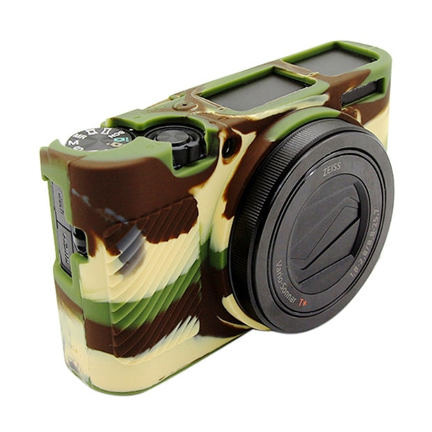 Sony RX100 III / IV / V Soft Silicone Protective Case (Camouflage)