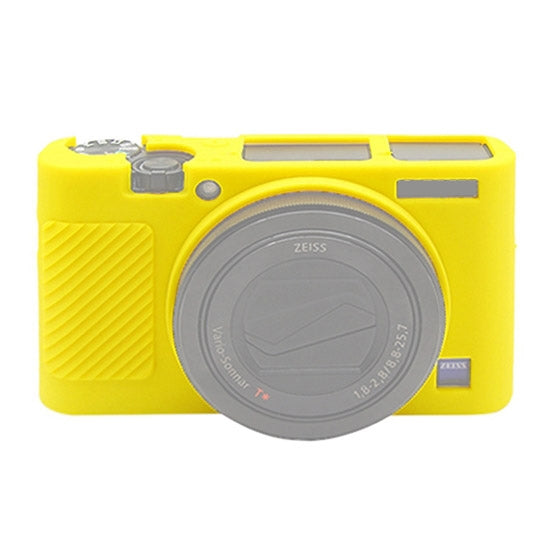 PULUZ Yellow Soft Silicone Protective Case for Sony RX100 III / IV / V