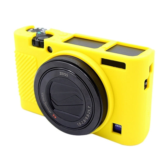 PULUZ Yellow Soft Silicone Protective Case for Sony RX100 III / IV / V