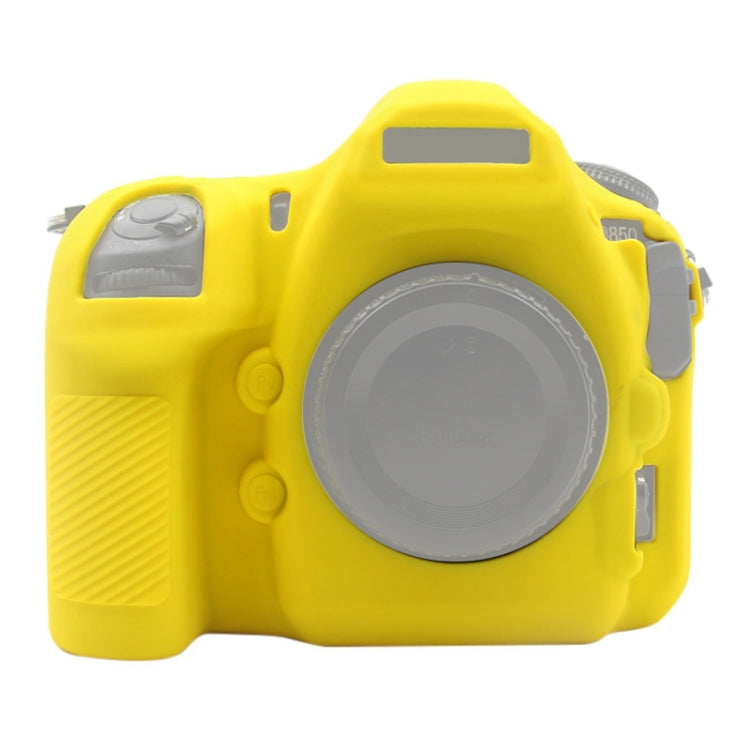 PULUZ Yellow Soft Silicone Case for Nikon D850 - Camera Protection with Comfortable Touch and Lightweight Design