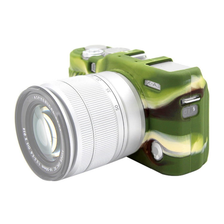 Protective Camouflage Silicone Case for FUJIFILM X-A3 / X-A10