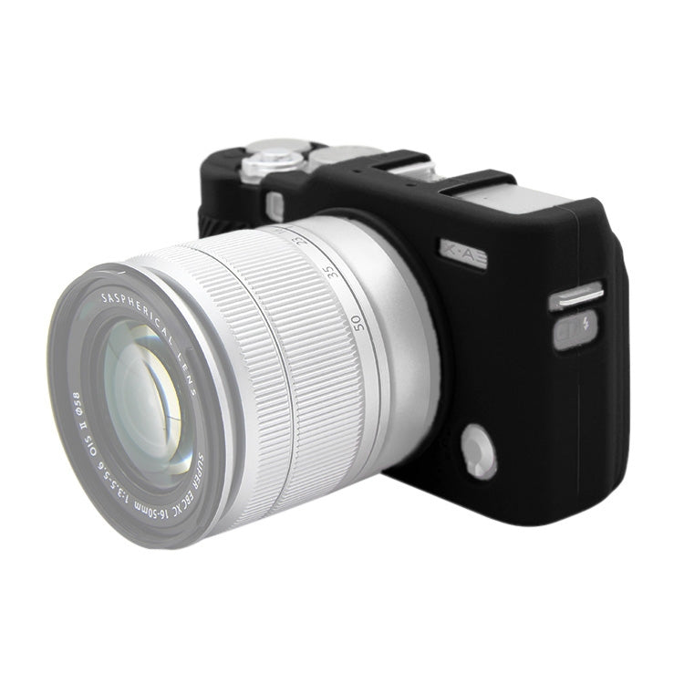 PULUZ Soft Silicone Protective Case for FUJIFILM X-A3 / X-A10 (Black) - High-Quality, All-Around, Lightweight Camera Protection