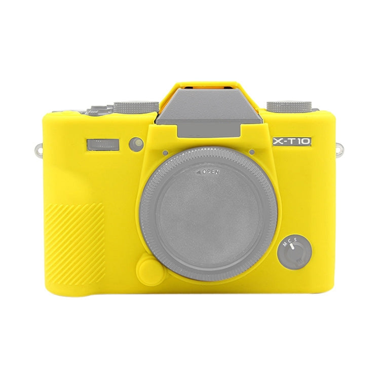 PULUZ Yellow Soft Silicone Protective Case for FUJIFILM XT10 Camera