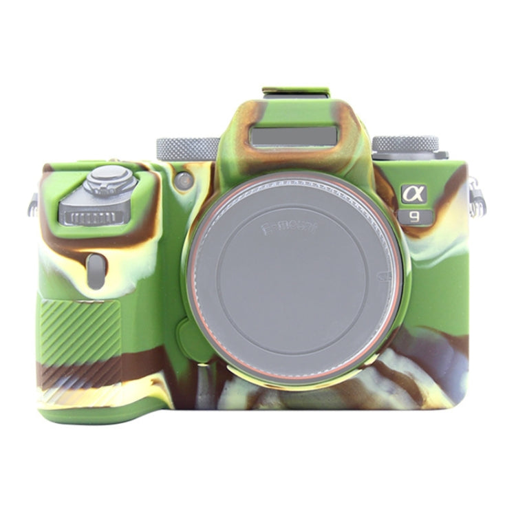 PULUZ Soft Silicone Protective Case for Sony A9 (ILCE-9) / A7 III/ A7R III (Camouflage)