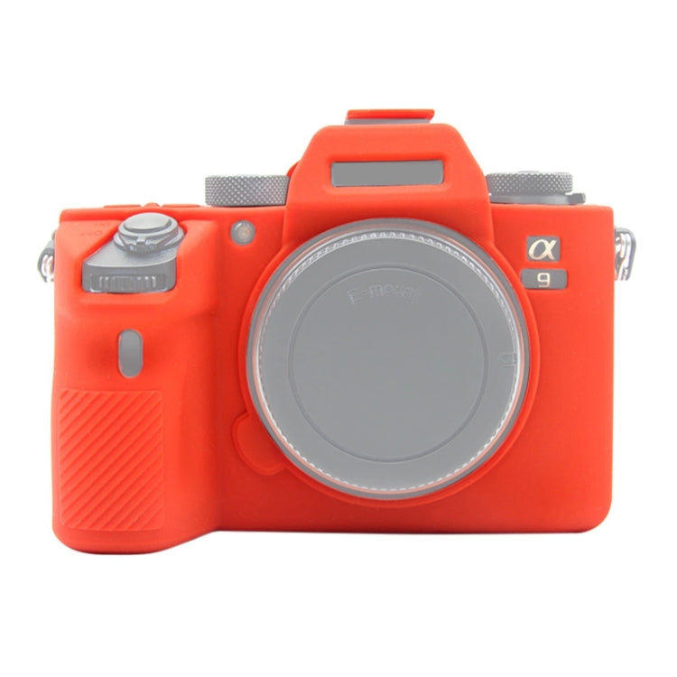 PULUZ Red Soft Silicone Protective Case for Sony A9 (ILCE-9) / A7 III/ A7R III