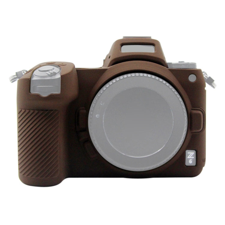 PULUZ Soft Silicone Protective Case for Nikon Z6 / Z7 in Coffee Color