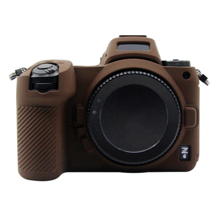 PULUZ Soft Silicone Protective Case for Nikon Z6 / Z7 in Coffee Color