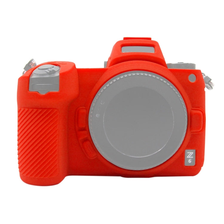 PULUZ Red Soft Silicone Case for Nikon Z6/Z7 - Protective and Durable