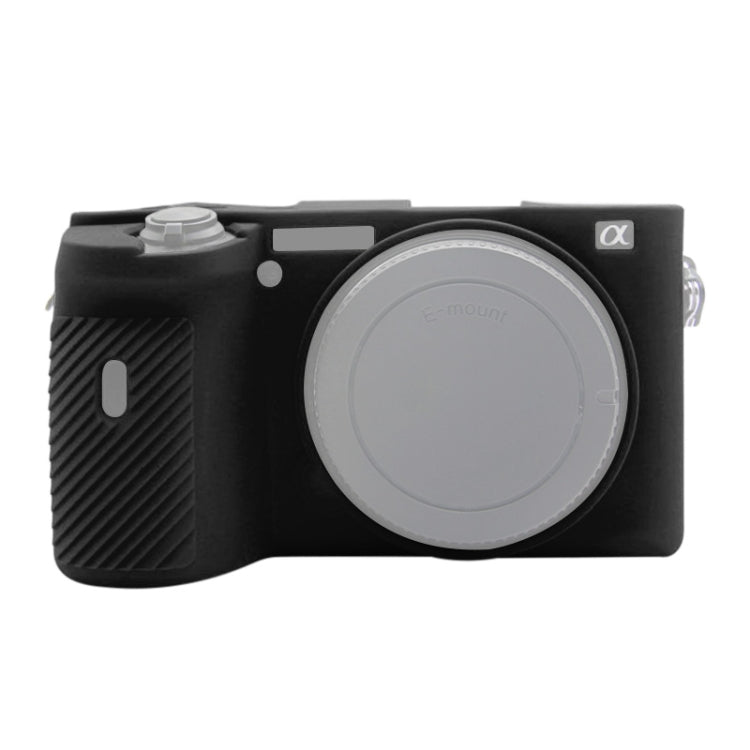 PULUZ Soft Silicone Protective Case for Sony A6600 / ILCE-6600 (Black) - Camera Protection with Anti-Vibration Properties