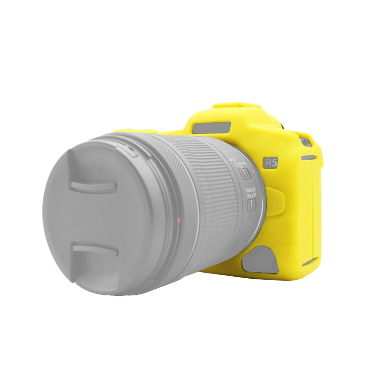 PULUZ Soft Silicone Protective Case for Canon EOS R5 - Yellow