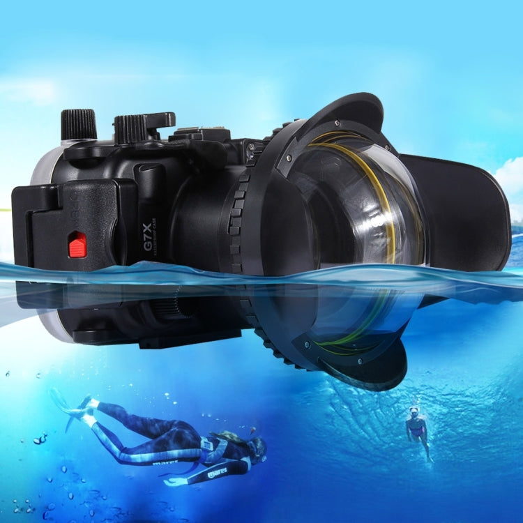 PULUZ 0.7X~0.8X Amplification Optical Fisheye Lens for Underwater Photography