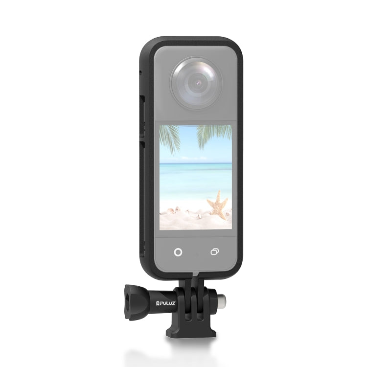 PULUZ ABS Protective Frame for Insta360 X3 with Adapter Mount & Screw (Black)