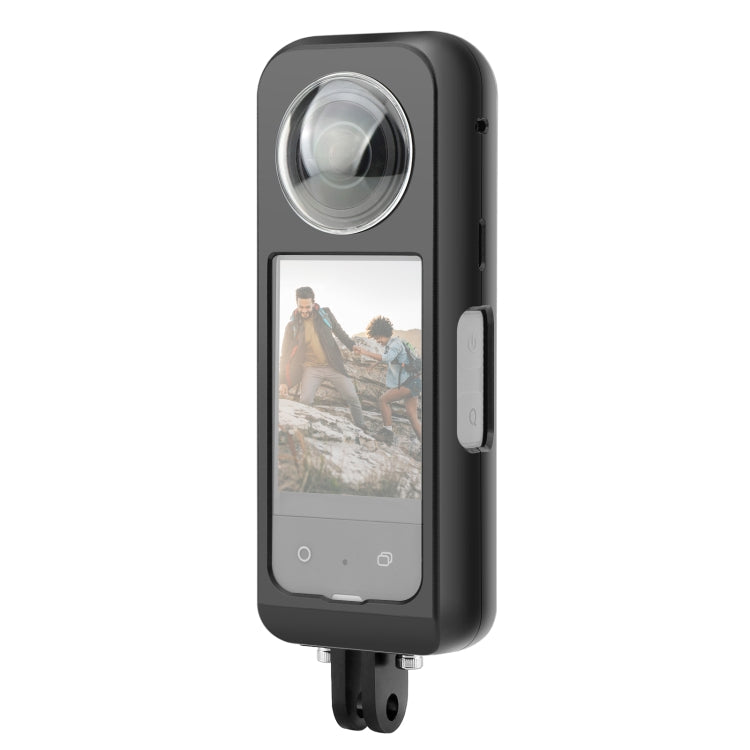 PULUZ Metal Protective Cage Rig Housing Frame for Insta360 X3 with Lens Protector (Black)