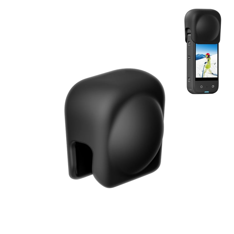 Insta360 X3 PULUZ Silicone Lens Cover - Black