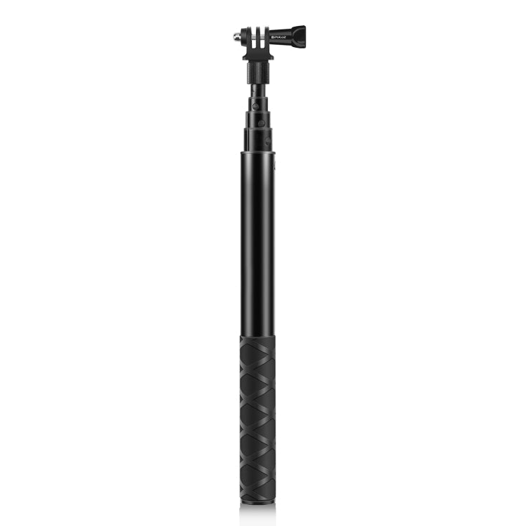 PULUZ 110cm Metal Selfie Stick Monopod with Invisible Adapter Base & Screw for Insta360 One RS / X2 / X3 - Elevate Your Photography and Videography