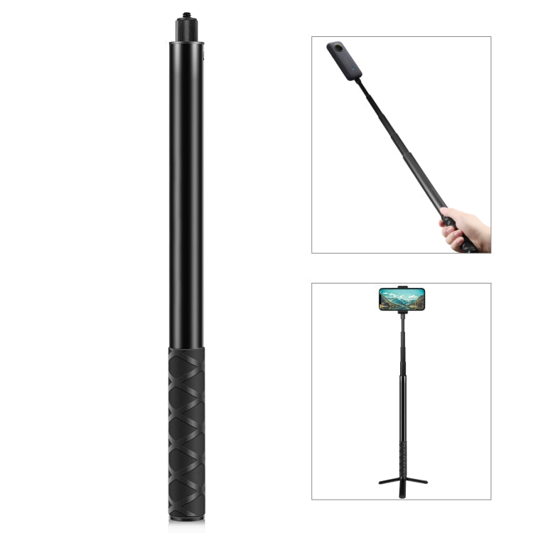 PULUZ 157cm Metal Selfie Stick Monopod with Adjustable Height and Panoramic Capability