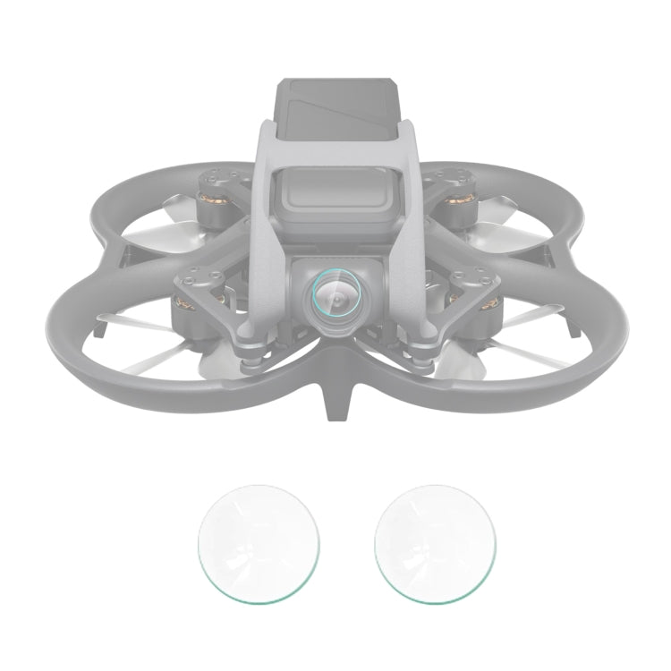 PULUZ Tempered Glass Drone Lens Film for DJI Avata (2pcs, Transparent)
