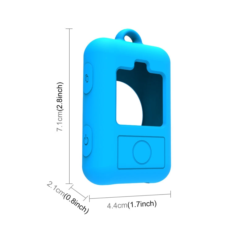 PULUZ Silicone Protective Case for Insta360 One X / X2 / X3 / RS Remote Control (Blue)