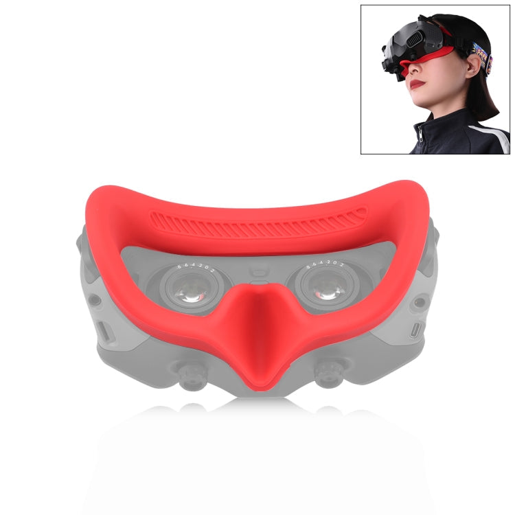PULUZ Silicone Protective Case for DJI Avata Goggles 2 (Red)