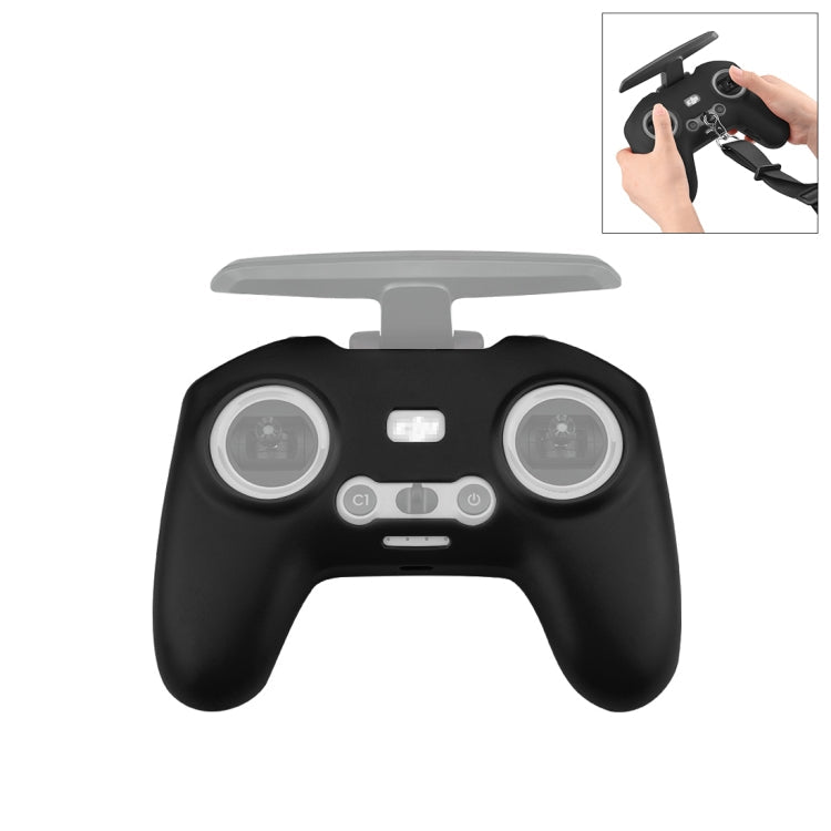 PULUZ Silicone Protective Case for DJI FPV Combo Remote Control (Black)