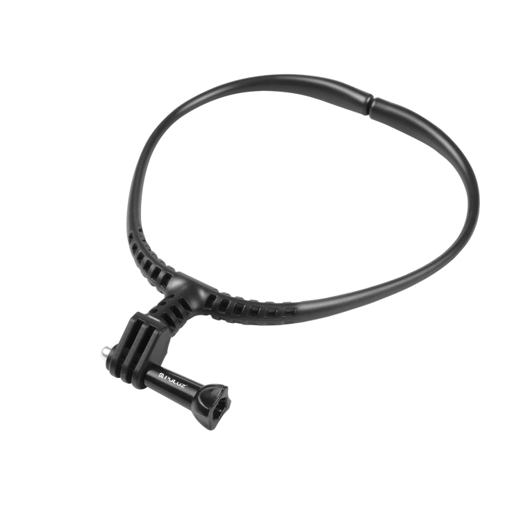 Adjustable Hands-Free Neck Bracket for Action Cameras (Black)