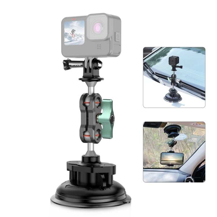 PULUZ Strong Suction Cup Magic Arm Mount (Black)