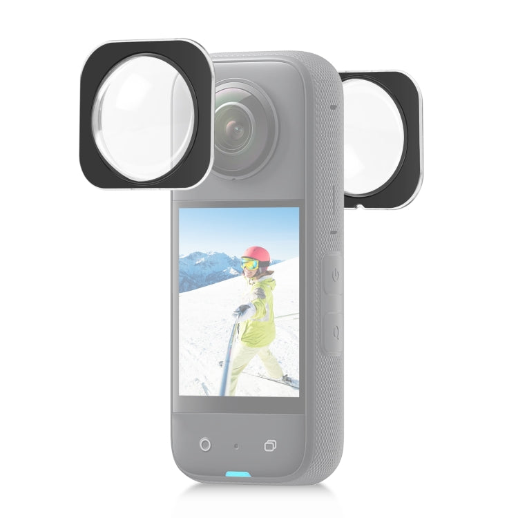 PULUZ Insta360 X3 Lens Guard: Durable Optical Glass Protective Cover (Black)
