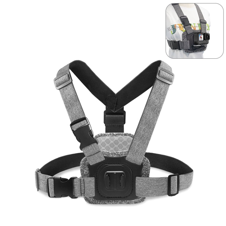 PULUZ Body Mount Belt Chest Strap with Phone Clamp