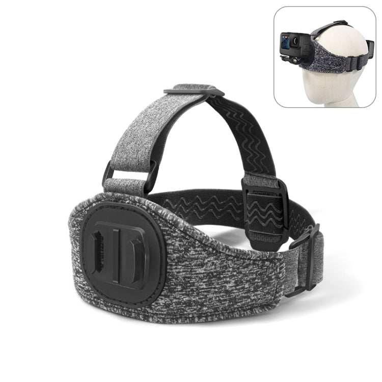 PULUZ Head Strap Belt Mount with Phone Clamp & J Hook - Versatile Angle Adjustment
