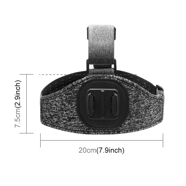 PULUZ Head Strap Belt Mount with Phone Clamp & J Hook - Versatile Angle Adjustment