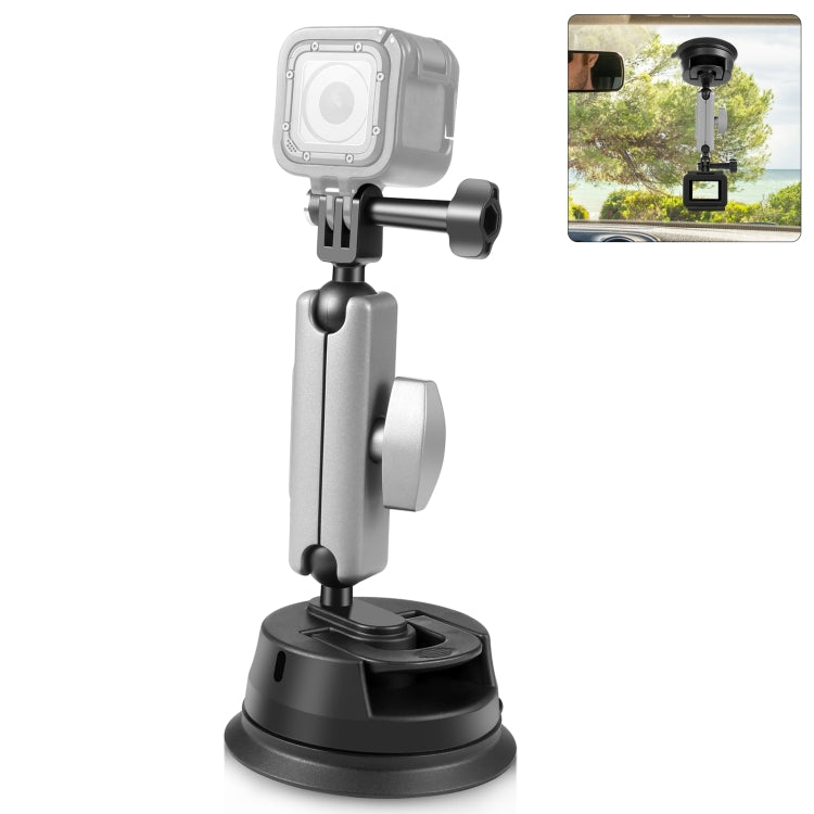 PULUZ Car Suction Cup Mount with Long Screw and Adapter