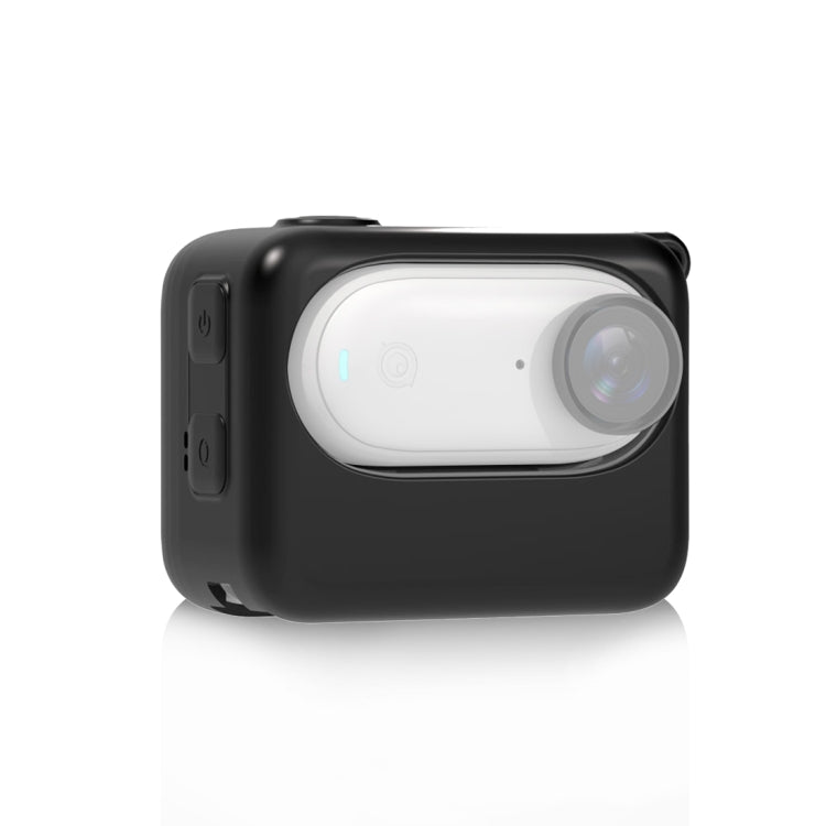 PULUZ Silicone Protective Case for Insta360 GO 3 Camera Charging Case (Black)