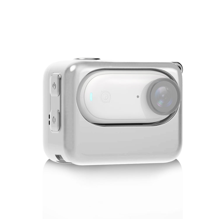 White Silicone Protective Case for Insta360 GO 3 Camera Charging Case