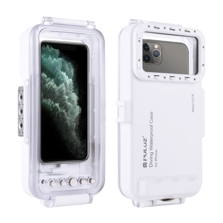 PULUZ 45m/147ft Waterproof Diving Case for iPhone - White
