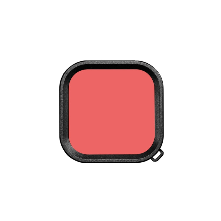 PULUZ Square Housing Diving Color Lens Filter for GoPro Hero11/10/9 Black (Pink)