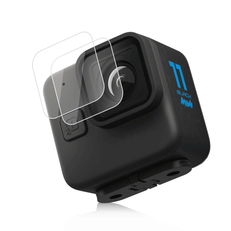 PULUZ 2pcs Tempered Glass Film for GoPro Hero11 Black Lens