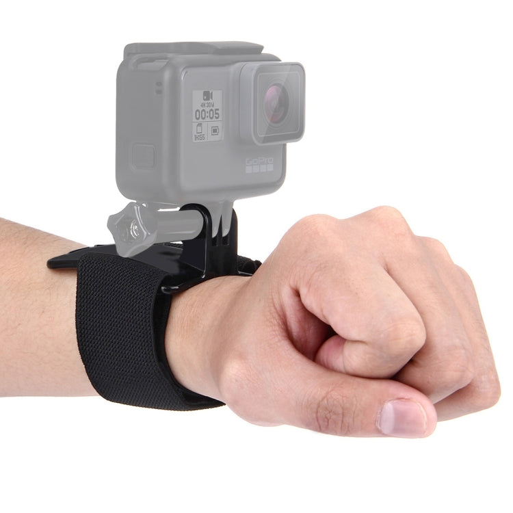 Adjustable Wrist Strap Mount for Action Cameras with 28.5cm Strap Length
